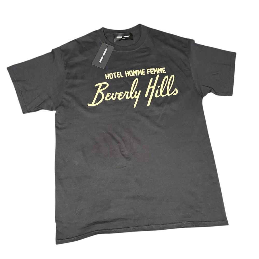 Homme + Femme Hotel Beverly Hills Medium T-Shirt Fake Love Rich Sex Fast Money